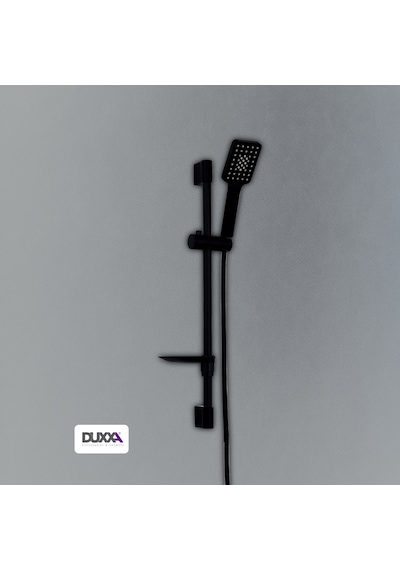 Duxxa Mirage 300 Black Sürgülü Duş Seti D.232.3.ms Krom