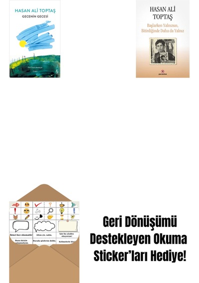 Gecenin Gecesi Ciltli + Başlarken Yalnızsın Bitirdiğinde Daha Da Yalnız + Okuma Sticker'ları