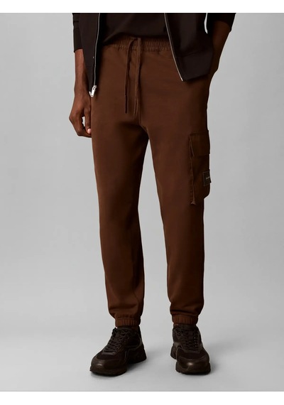 Calvin Klein Eu 350terry Badge Jo, Wfm Kahverengi Erkek Eşofman Altı