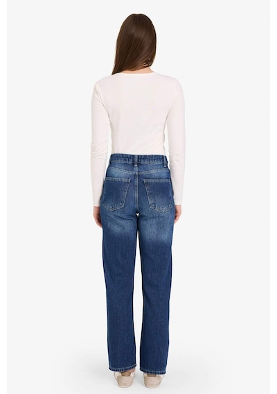 Defacto Mom Fit Yüksek Bel Bilek Boy Jean Yıkamalı Pantolon G6898ax25cwnm34 Mavi-nm34 Defacto Mom Fit Yüksek Bel Bilek Boy Jean Yıkamalı Pantolon G6898ax25cwnm34 Mavi-nm34