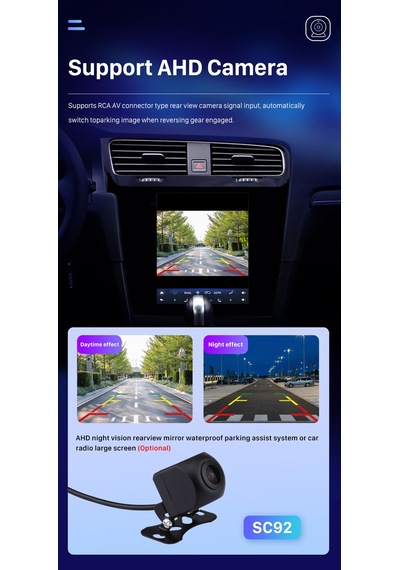 Golf 7 Tesla 2014-2018 Multimedya Navigasyon Usb Kamera Carplayer
