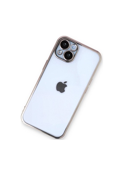 Apple iPhone Uyumlu 14 Kılıf Razer Lensli Silikon - Gold Bzsxx00 1