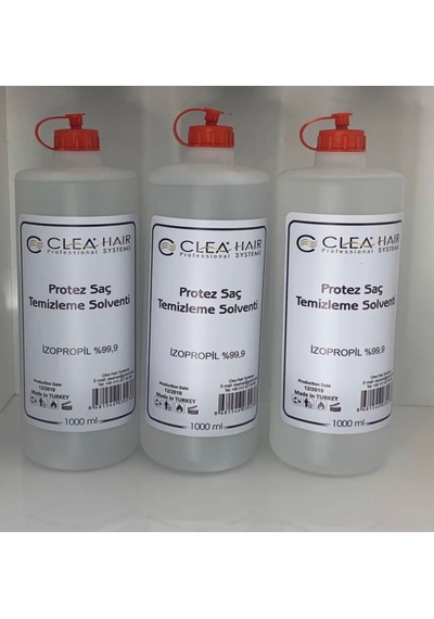 Clea Hair Protez Saç Temizleme Solventi 3 x 1 L