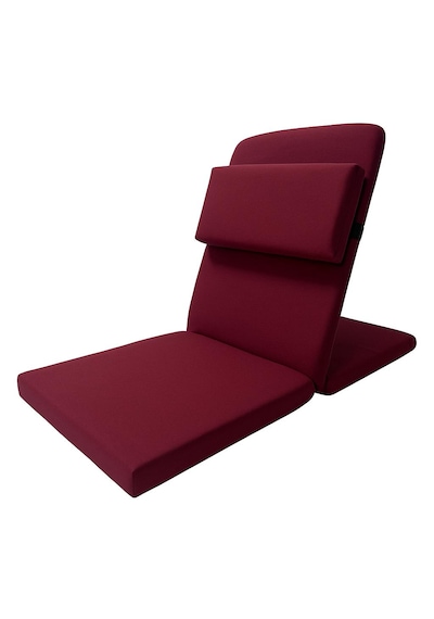 Ekstra Destek Yastıklı Yoga, Nefes, Meditasyon Sandalyesi Backjack Xl Su Ve Leke İticili Duck Kumaş Bordo
