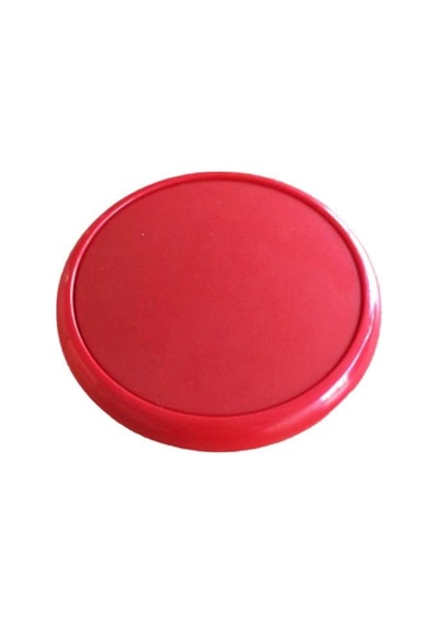 5 Adet Çocuk Odası Tekli Düğme Mobilya Kulp Çap 55 Mm Kırmızı