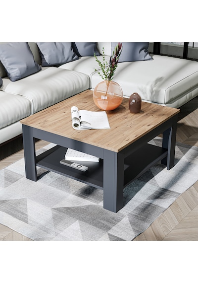 Helsinki Orta Sehpa, Atlantik- Antrasit Suntalam 80 Cm
