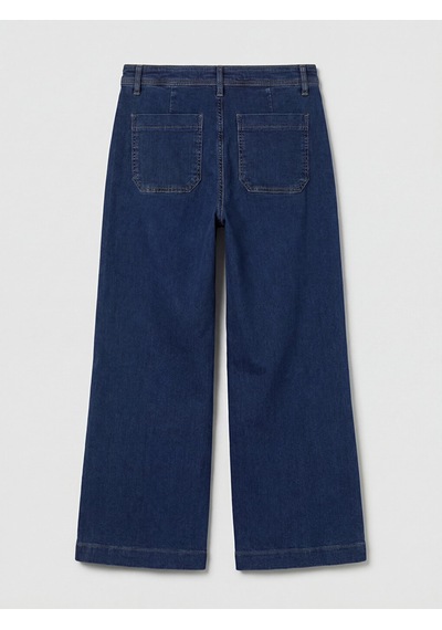 Lcwaıkıkı Classic İndigo Wideleg Kadın Jean Pantolon