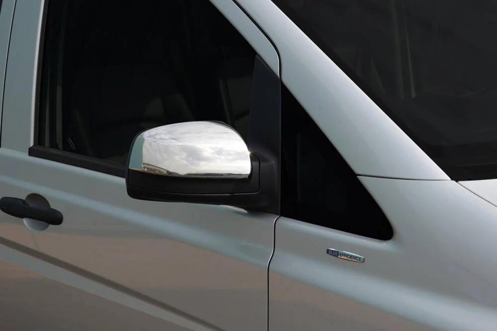 Mercedes Vito W639 Facelift Ayna Kapağı Set - Krom 2010-2014 Arası