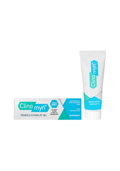 Clınomyn Temizle Parlat Jel Diş Macunu 75 Ml - 3 Adet Tarı