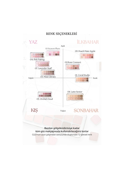 Clio Pro Eye Palette Air 02 Rose Connect