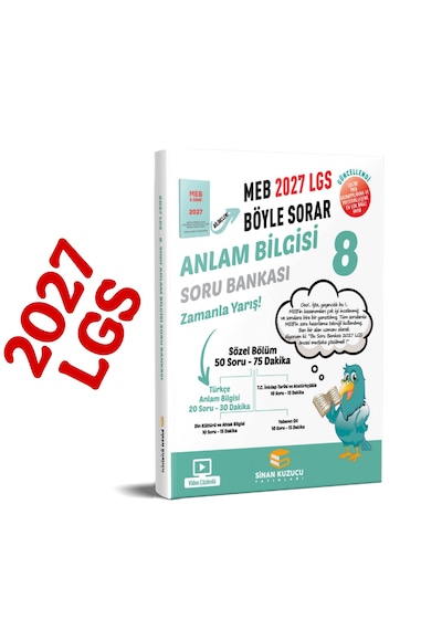 8. Sınıf 2027 Lgs Meb Böyle Sorar Anlam Bilgisi Soru Bankası Video Çözümlü