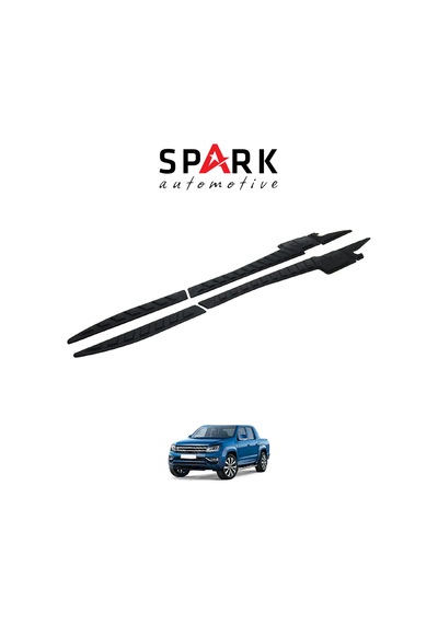 Volkswagen Amarok 2010-2022 Yıl Aralığı Uyumlu Yarasa Kapı Kaplama 6 Parça Siyah