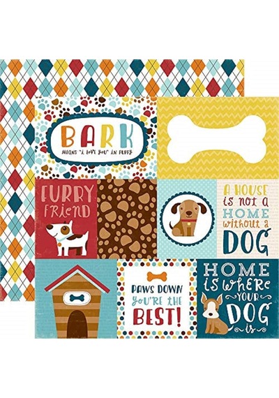 Echo Park Bark 30 Cm X 30 Cm Köpek Koleksiyon Paketi Bk97016 Genel