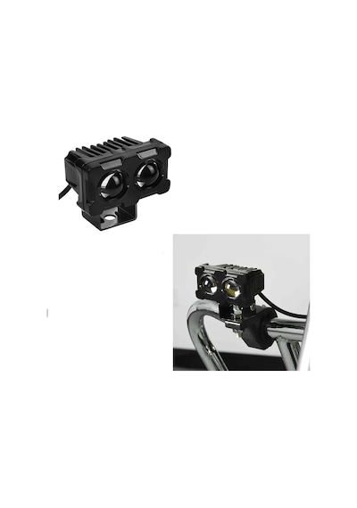 Led Spot Işık Ve Sarı Beyaz Projektör Lens Dikdörtgen Baykuş Led Off Road Lamba Motosiklet Ve İş Makinesi Projektörü 12v-85v