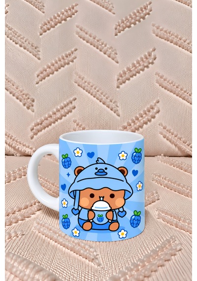 Dudu Bubu Fincan + Magnet + Bardak Altlığı Lacivert Lacivert