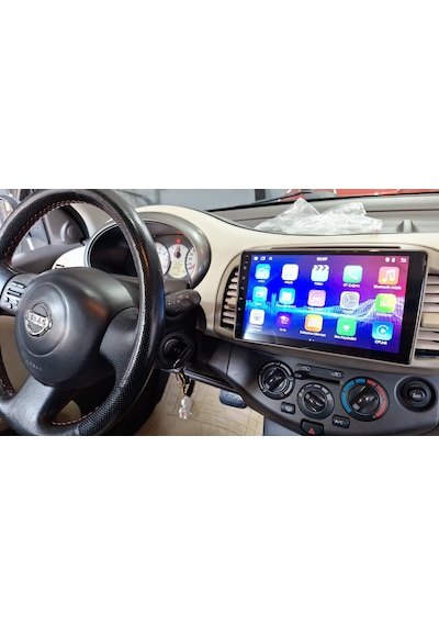 Snp Serisi Nissan Micra 2002 İle 2010 Uyumlu Android Multimedya Sistemi 6-128 Gb Hafıza Carplay Android Auto Ve Gece Görüşlü Geri Görüş Kamerası 9"