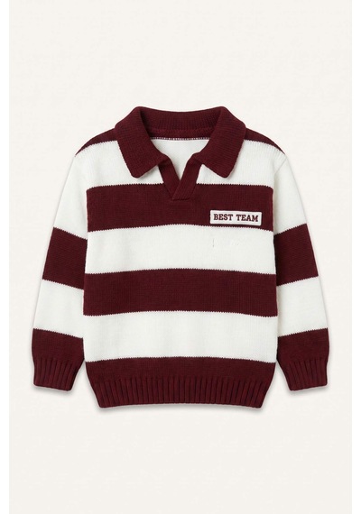 Defacto Oversıze Kazak Erkek Bebek I0398a526wnbr210 Bordo-br210