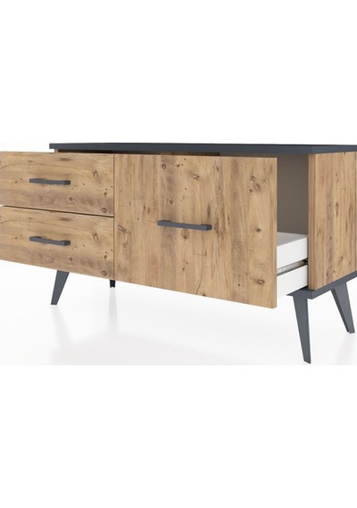 Arges Şifonyer 3 Raflı 88x30x48 Çam-antrasit/çam Antrasit/çam Arges Şifonyer 3 Raflı 88x30x48 Çam-antrasit/çam Antrasit/çam