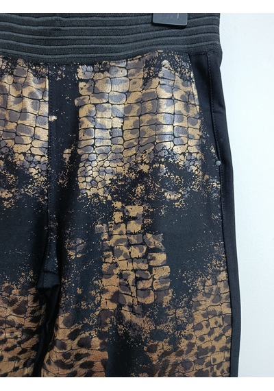 Anne Moda Ankara Kadın, Yüksek,bel,esnek,şık,ışıltılı,büyük Beden Pantolon Altın - Siyah Anne Moda Ankara Kadın, Yüksek,bel,esnek,şık,ışıltılı,büyük Beden Pantolon Altın - Siyah
