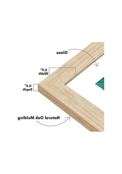 Doğal Meşe 8x10 Ahşap Resim Çerçevesi - Yatay Ve Dikey Kullanım