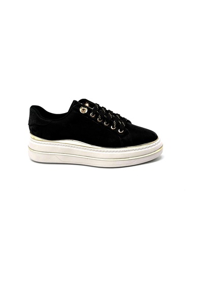 Kindep Park Moda Günlük Kadın Sneakers Ayakkabı Siyah Siyah
