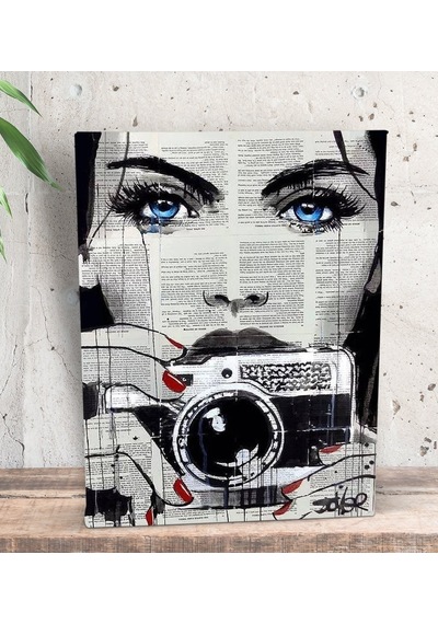 Bk Gift Photographer Girl Tasarımlı Dekoratif Mini Kanvas Tablo 1