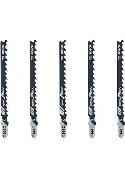Bosch T 144 D Speed For Wood Dekupaj Testeresi Bıçağı 5'Li - 2608630040