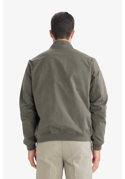 Defacto Slim Fit Astarlı Fermuarlı Mont D7338ax26spkh522 Haki-kh522