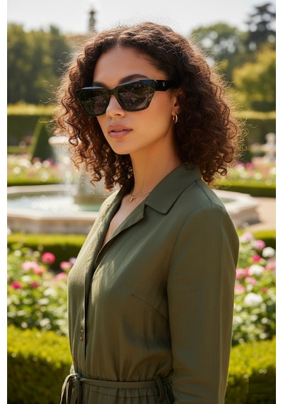 Daniel Klein Dk4333-1 Degrade Siyah Cat Eye Premium Kadın Güneş Gözlüğü Siyah
