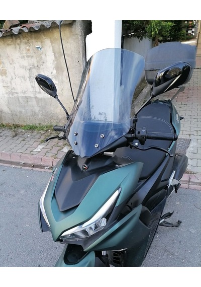 Motocam Küba Arome 125 Ön Cam 2023-2026 Model 54cm Füme Renkli