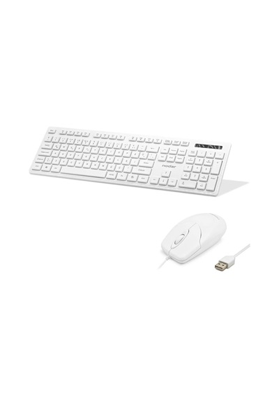 Klavye Ve Mouse Seti - Beyaz Km8520 Diğer
