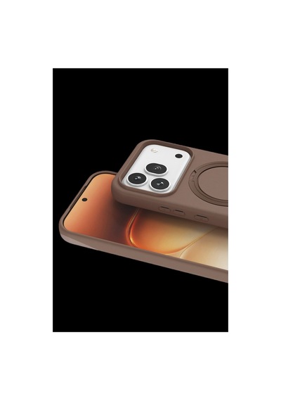 Huawei Honor 600 Regal Magsafe Standlı Kapak - Çöl Titanyum İtdark57792