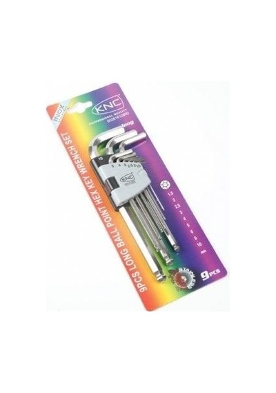 Knc 9 Parça Inox Bombeli Allen 1,5-10 Mm