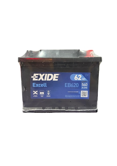 Montaj Dahil 12v 60 Amper Exide Akü 540a Yerinde Değişim  Servis 60 Ah İade Edecegim-