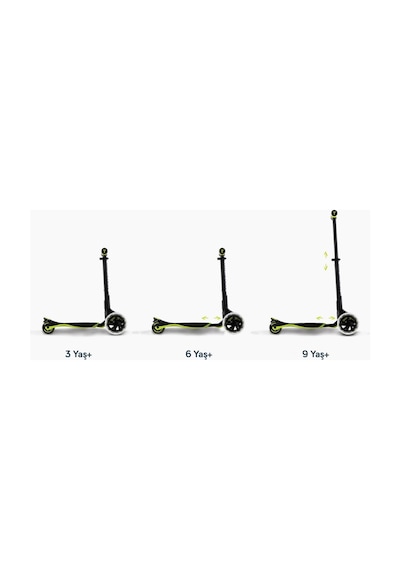 Smartrike Xtend 3 Aşamalı Büyüyebilen Çocuk Scooterı 3-12 Yaş Yeşil