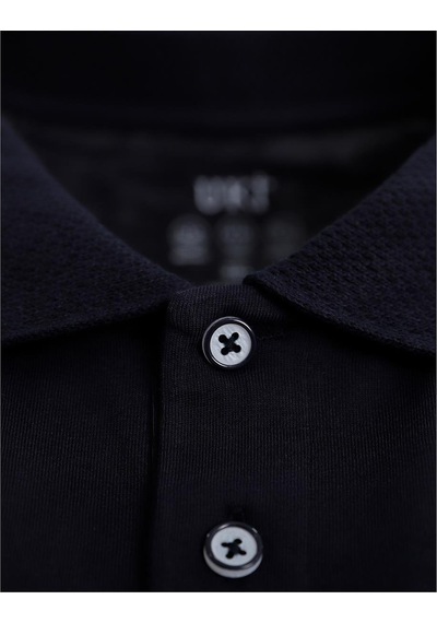 Uki Lacivert Polo Yaka Süprem T-shirt Lacivert