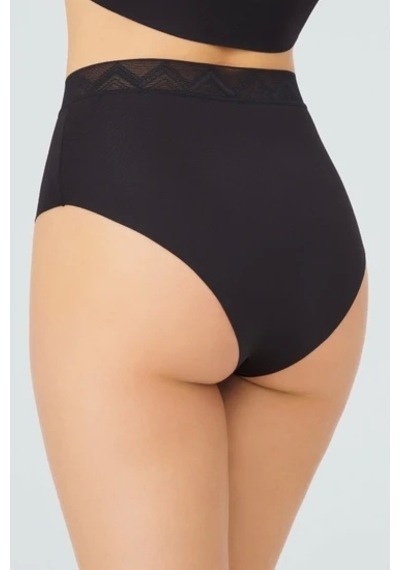 Cotonhill Desenli Lastikli Yüksek Bel Lazer Kesim Bikini Külot-siyah Siyah Cotonhill Desenli Lastikli Yüksek Bel Lazer Kesim Bikini Külot-siyah Siyah