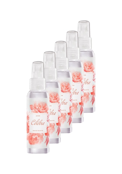 Avon Celebre Kadın Vücut Spreyi EDT 100 ML x 5