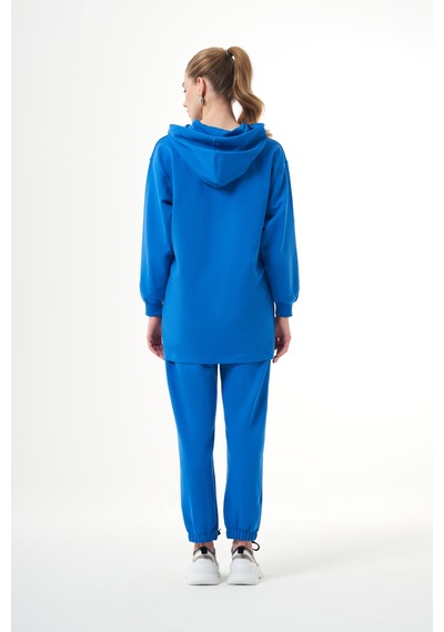 Kanguru Cepli Mavi Sweatshirt 001