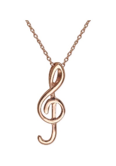 Ariş Müzik Nota Sembolü Altın Kolye