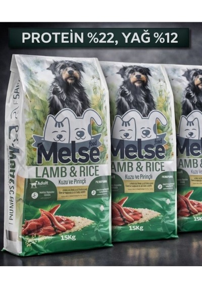 Melse Lamb & Rice Kuzu Etli Pirinçli Yetişkin Köpek Maması 15 Kg