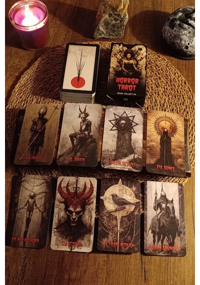 Horror Tarot Destesi 78 Kart - Arındırma Kesesi Hediyeli