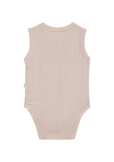 Civil Baby Hilal Baskılı 1-36 Ay Çıtçıtlı Badi - Pembe Pudra Pembesi