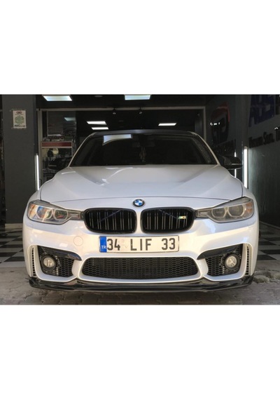 Bmw F30 - F80 M3 Ön Lip Ön Tampon Lipi Parlak Siyah A Kalite Plastik