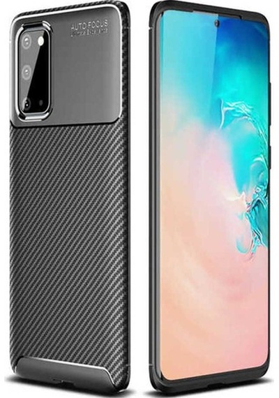 Galaxy S20 Kılıf Zore Negro Silikon Kapak Siyah