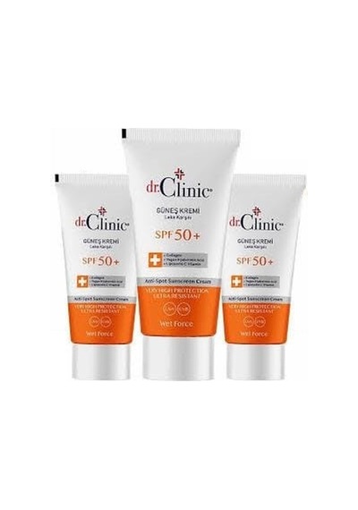 Dr. Clinic SPF50 Leke Karşıtı Güneş Koruyucu Krem 3 x 50 ML