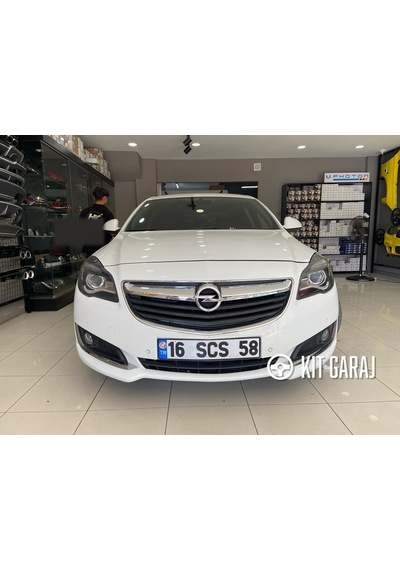 Kit Garaj Opel Insignia Makyajlı Ön Ek Plastik Boyasız