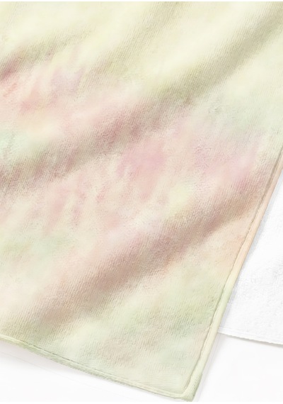Pastel Batik Degrade Plaj Havlusu - Soft Renk Geçişli Havuz Deniz Banyo Hızlı Kuruyan Sahil Örtüsü Sessiz Rüyası