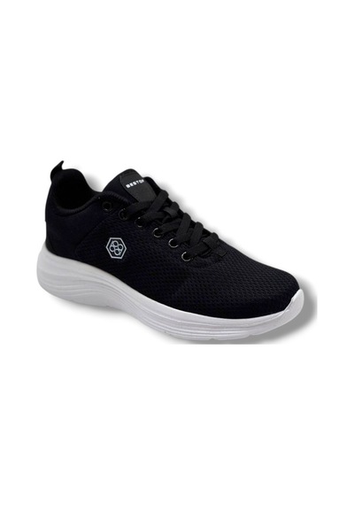 Best Of 21011-26 Anorak Anatomik Bağcıklı Erkek Sneaker Siyah Beyaz