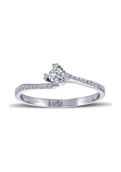Lova Toplam 0,20 Karat Pırlanta Tektaş Yüzük - 1070048